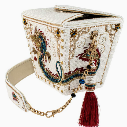 Beaded Take-Out Container Handbag