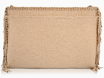 Savage Beaded Tiger Face Crossbody Bag