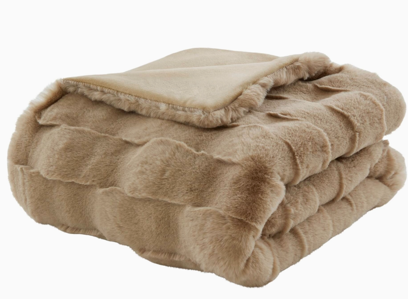 Faux Fur Velvet Throw Blanket 50x60"